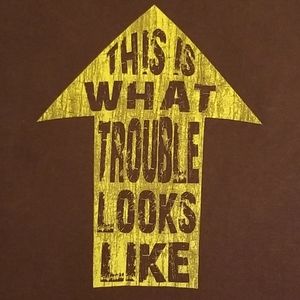 NEW Youth Graphic "Trouble" Tee